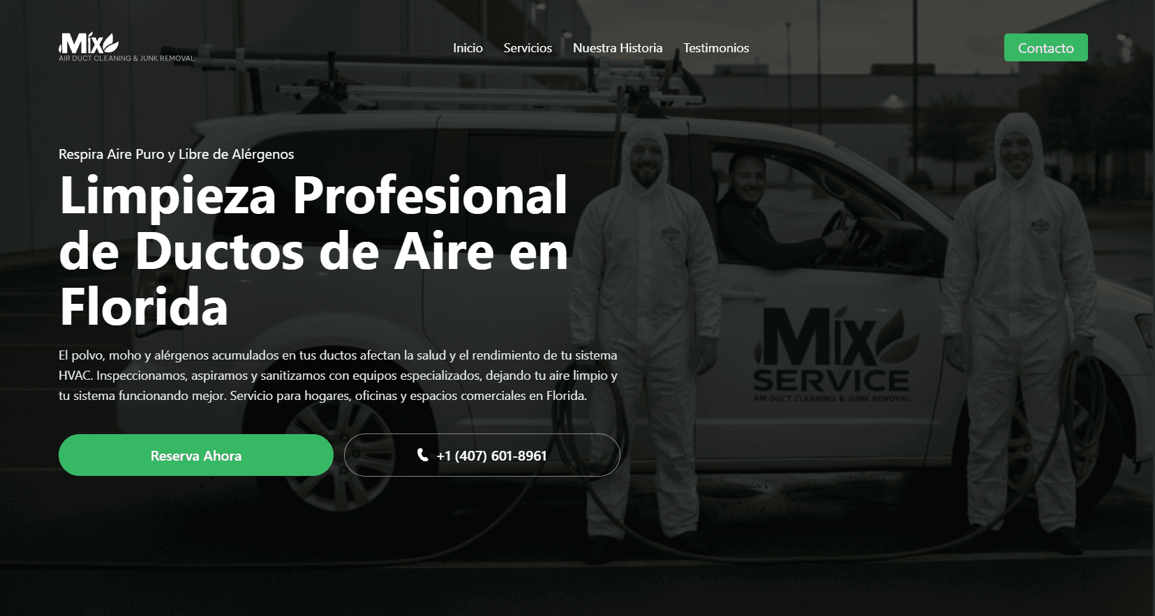 Vista previa del proyecto Mix Services